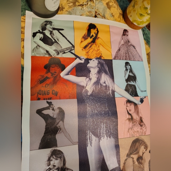 Colorful Collage Poster Of Taylor Swift - Picture 2 of 4